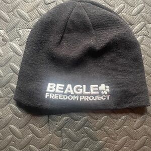 Beagle Freedom Project Black Beanie